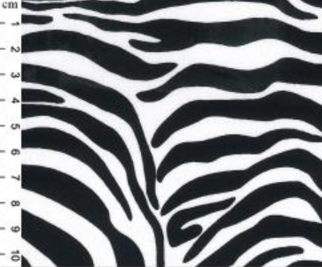 Rose & Hubble Cotton Poplin Zebra Animal Print